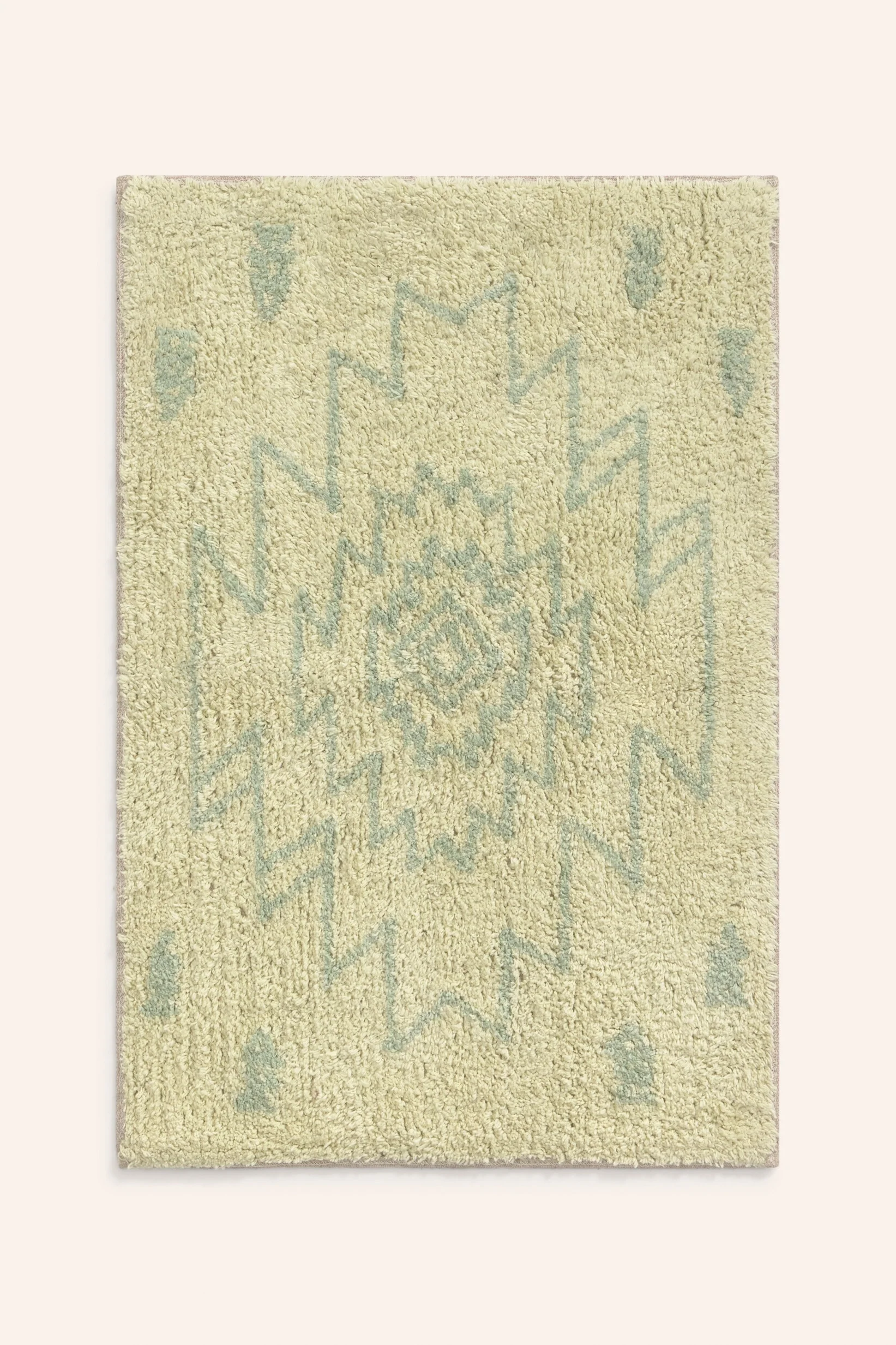 Alfombra de baño con diseño étnico verde Neptuno - Image 8