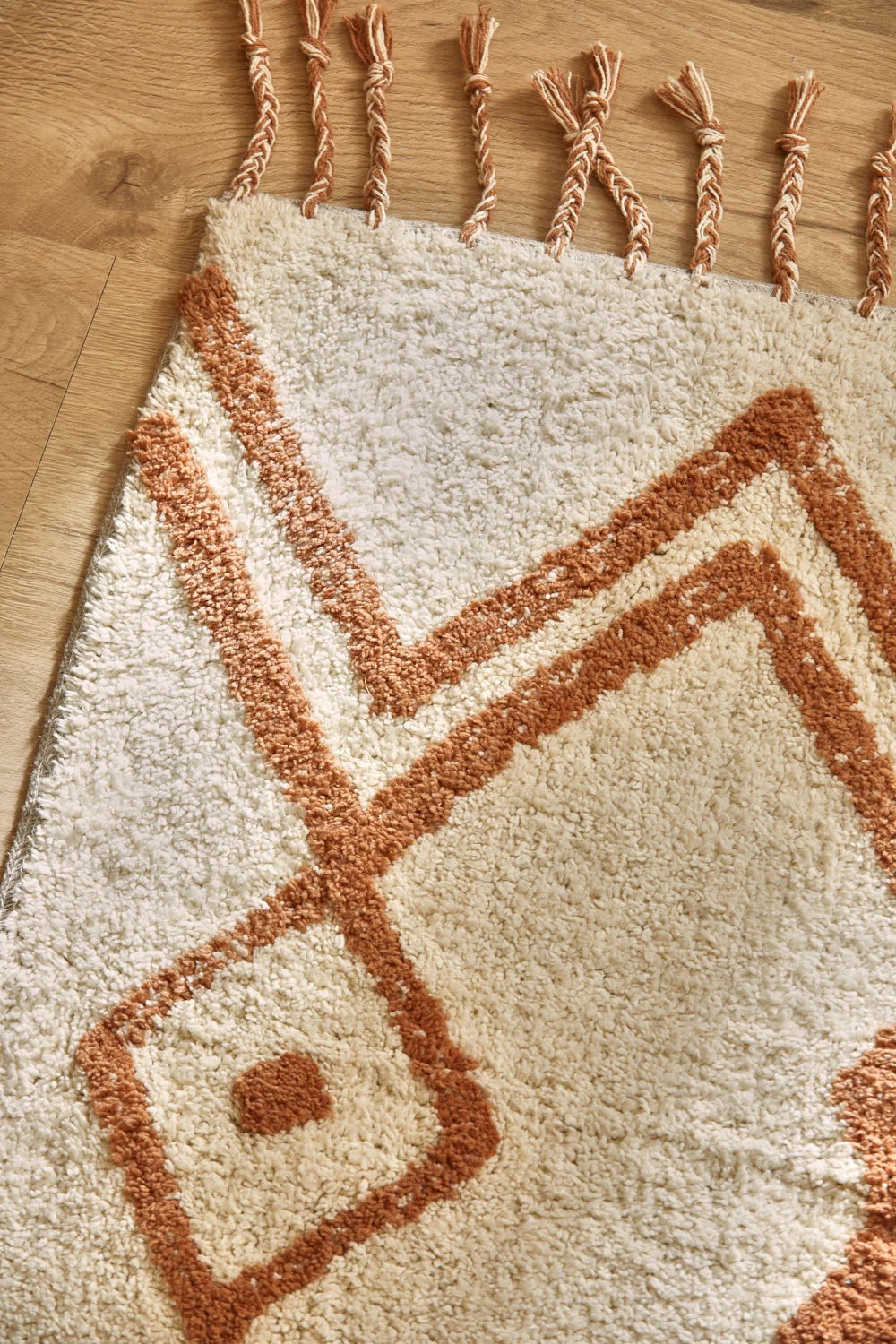 Alfombra de baño de algodón en tufting tierra Fauve - Image 3