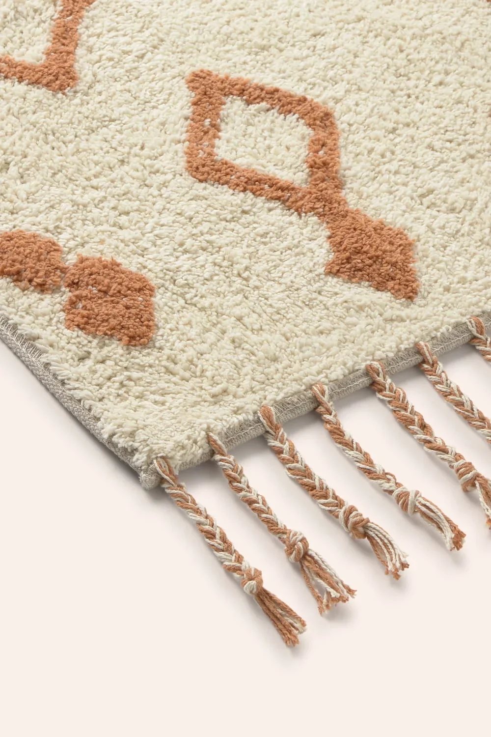 Alfombra de baño de algodón en tufting tierra Fauve - Image 5