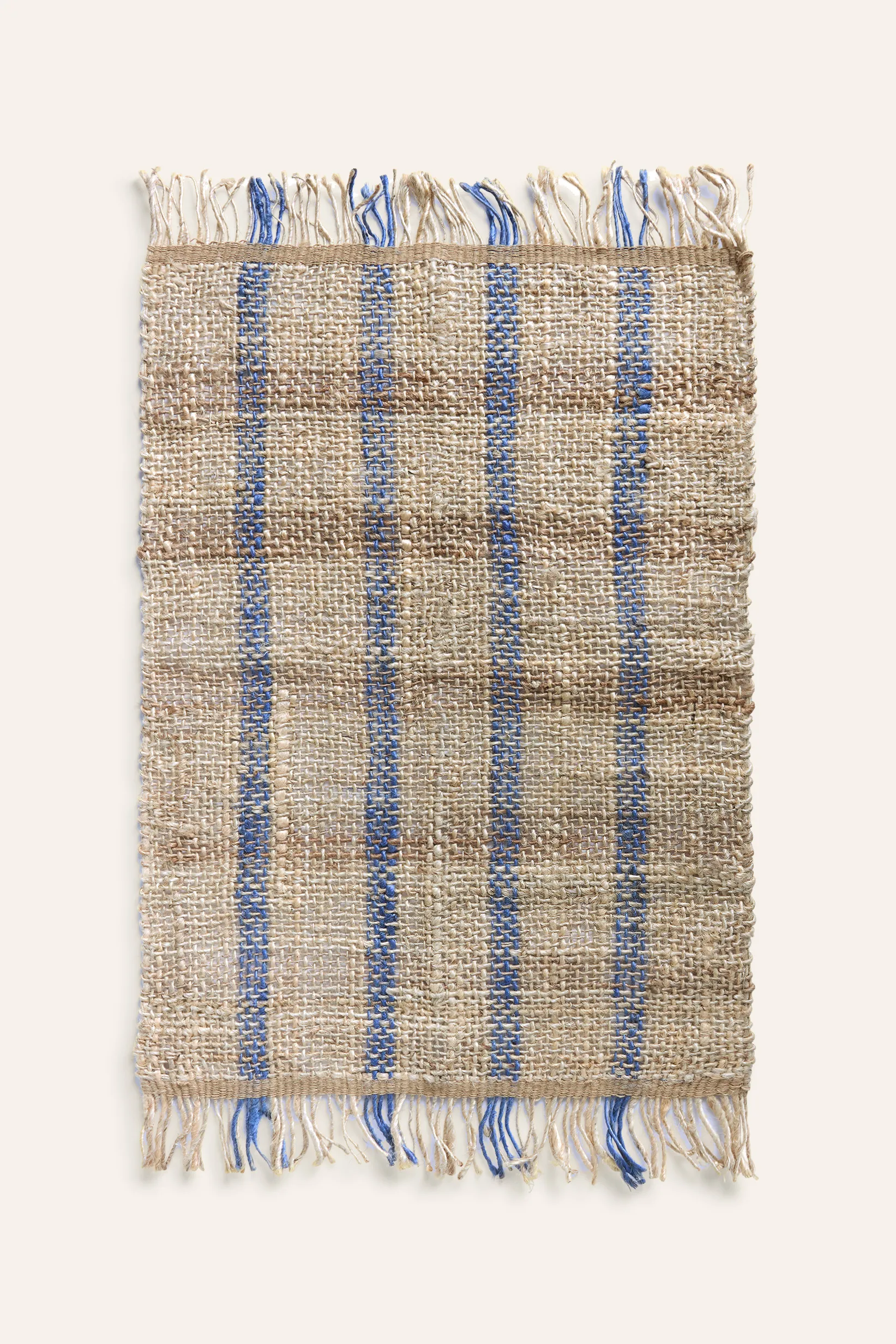 Alfombra de yute natural con yute teñido Carlo - Image 4