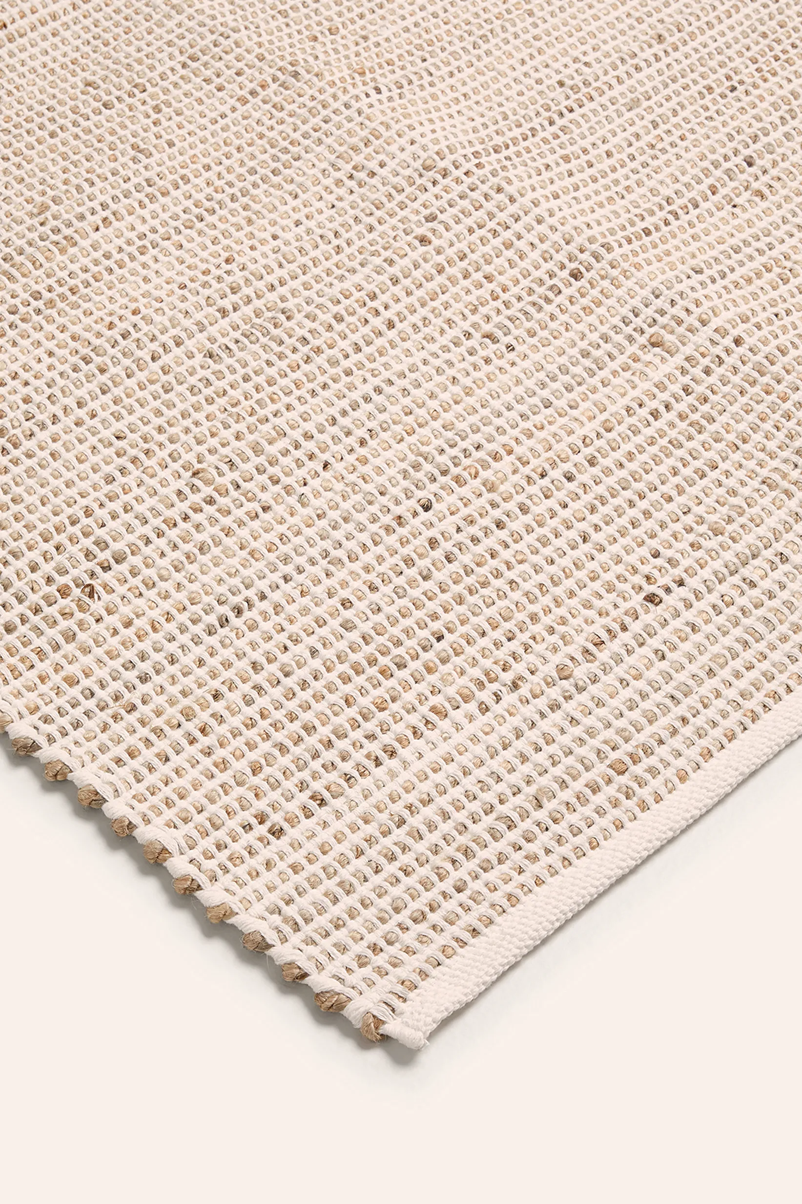 Alfombra de yute y algodón crudo West - Image 12