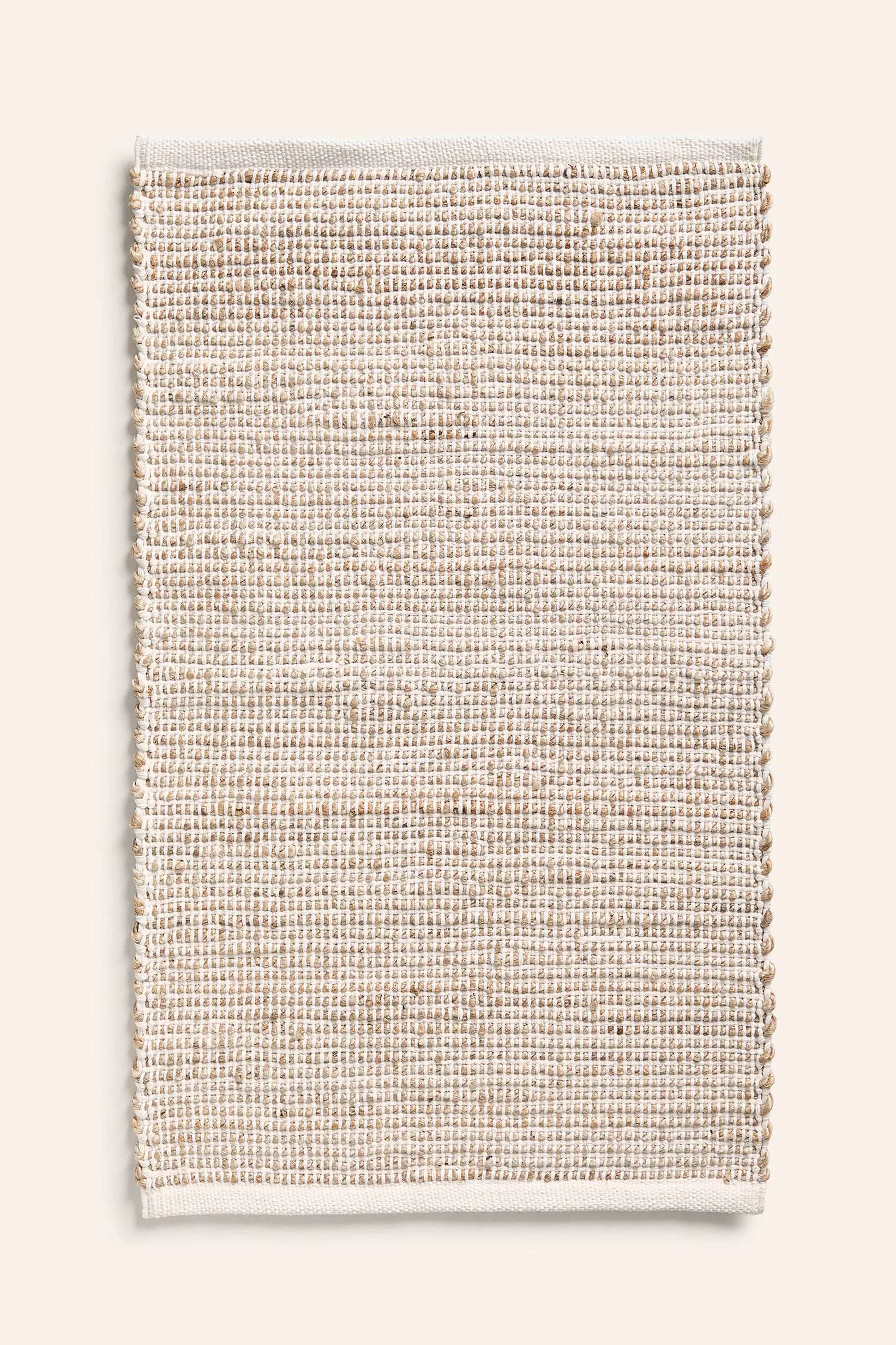 Alfombra de yute y algodón crudo West - Image 3