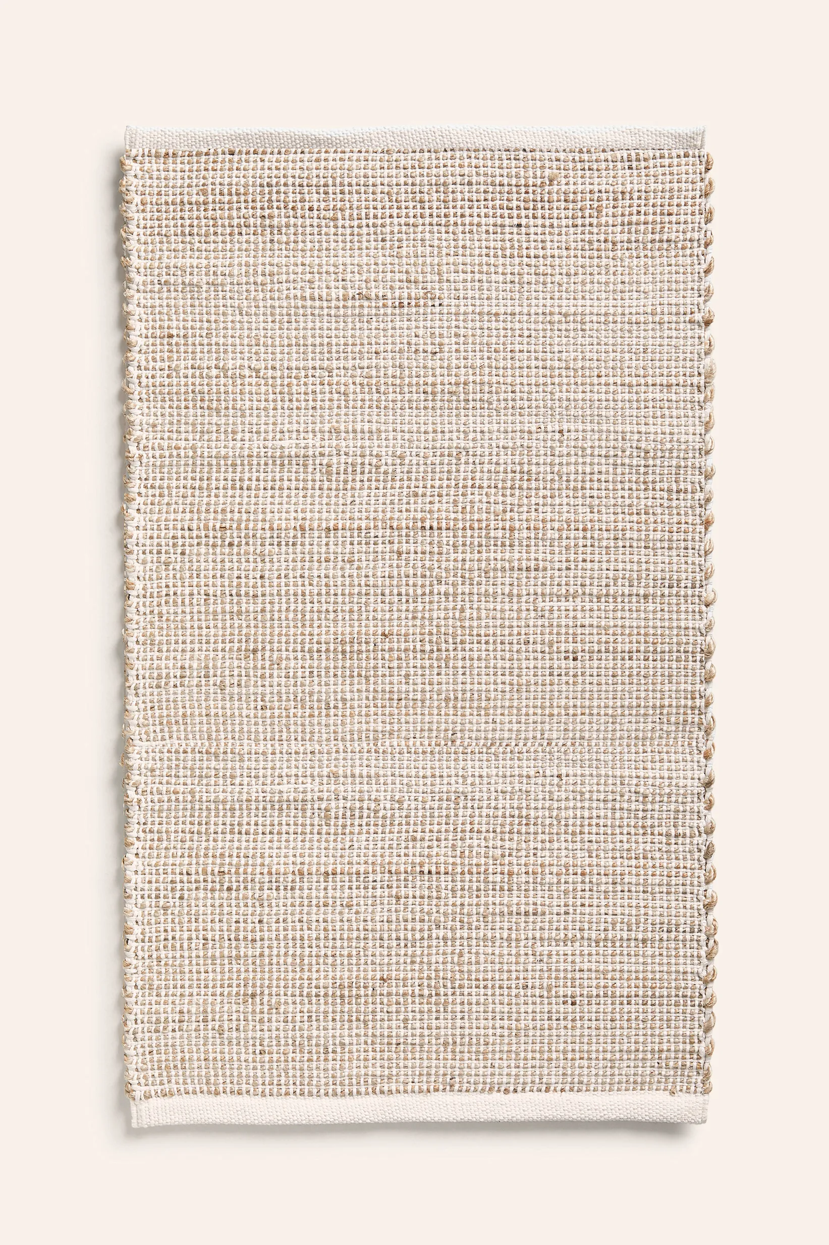 Alfombra de yute y algodón crudo West - Image 7