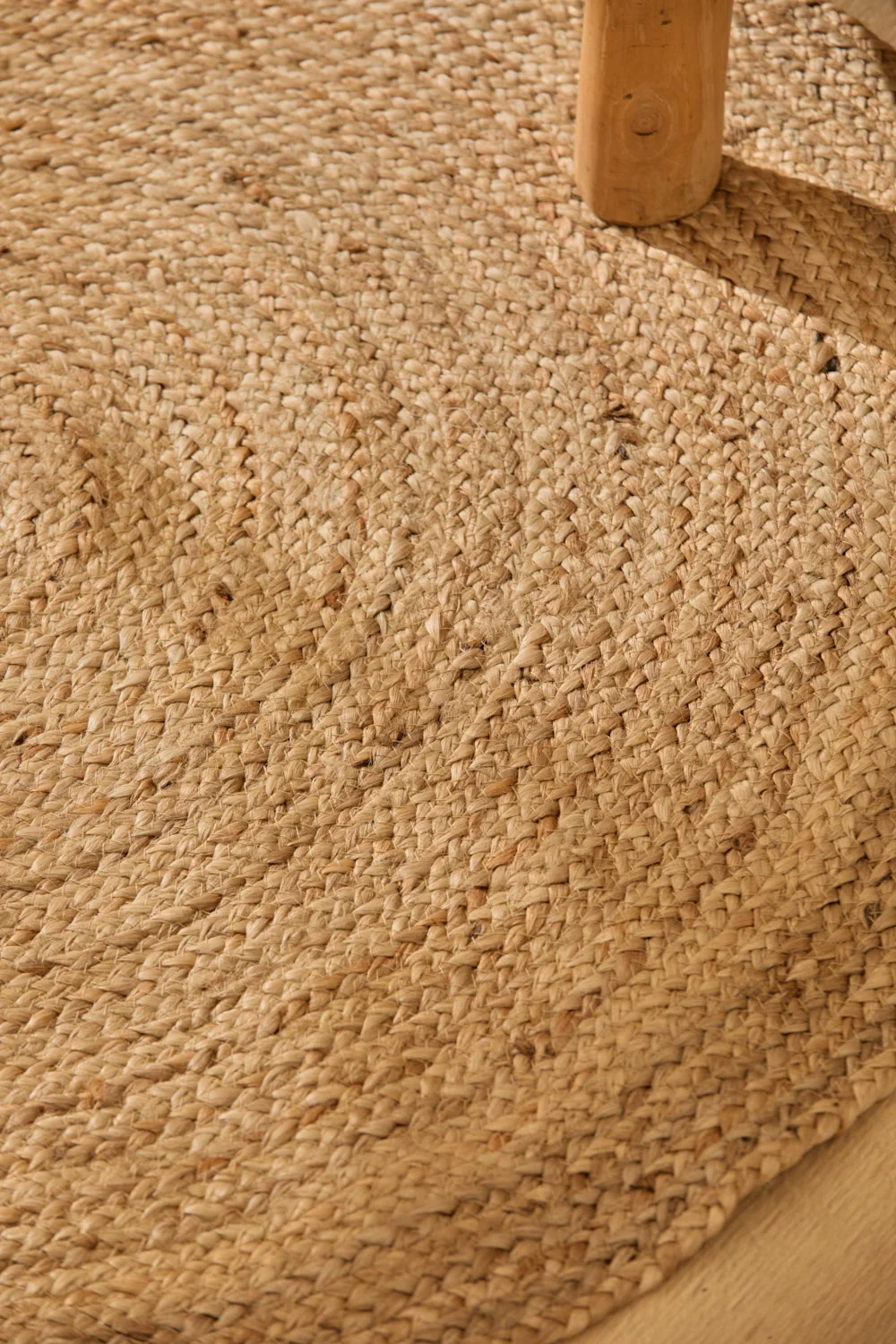 Alfombra de yute redonda Ural - Image 3