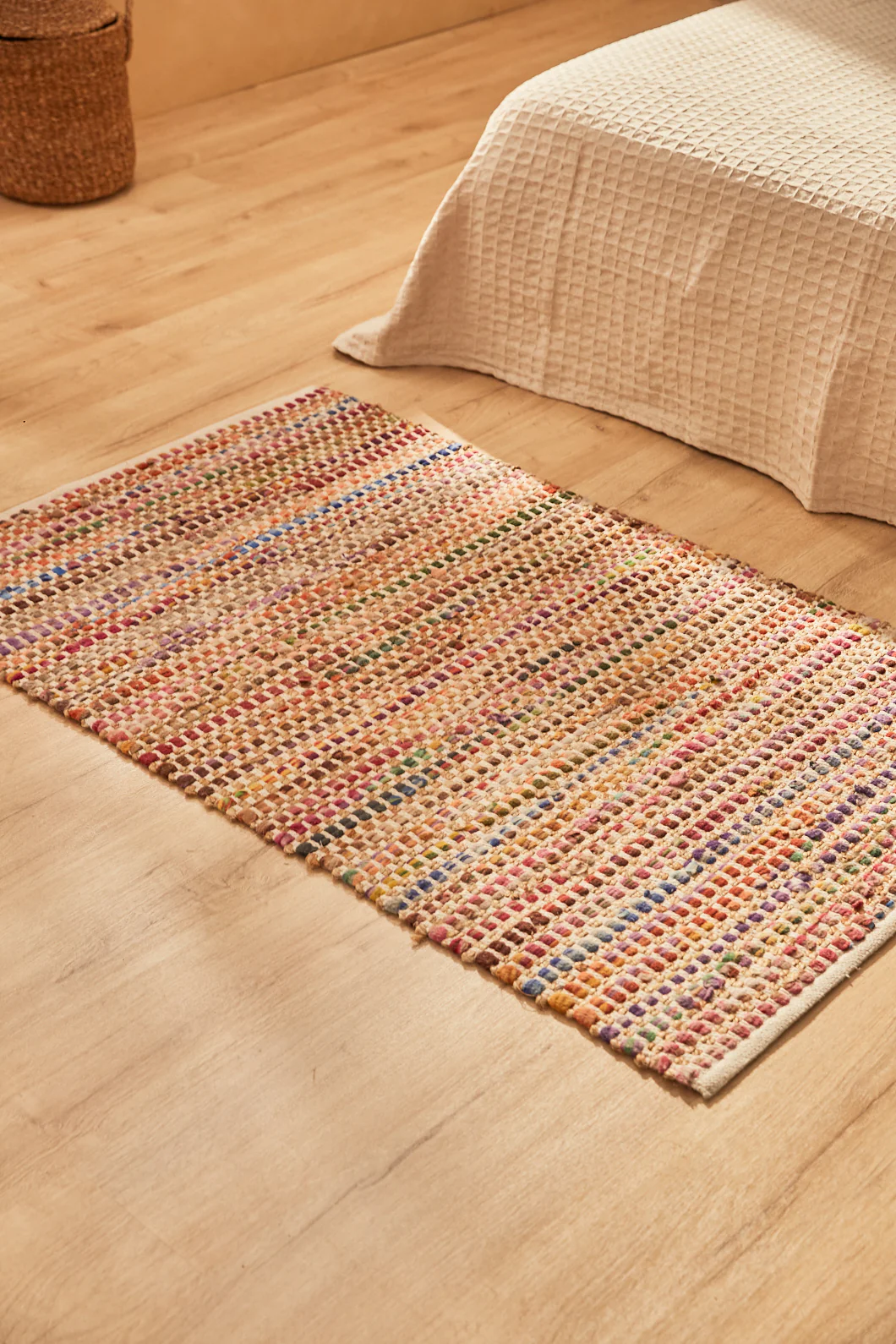 Alfombra de yute y tela multicolor Cando - Image 9