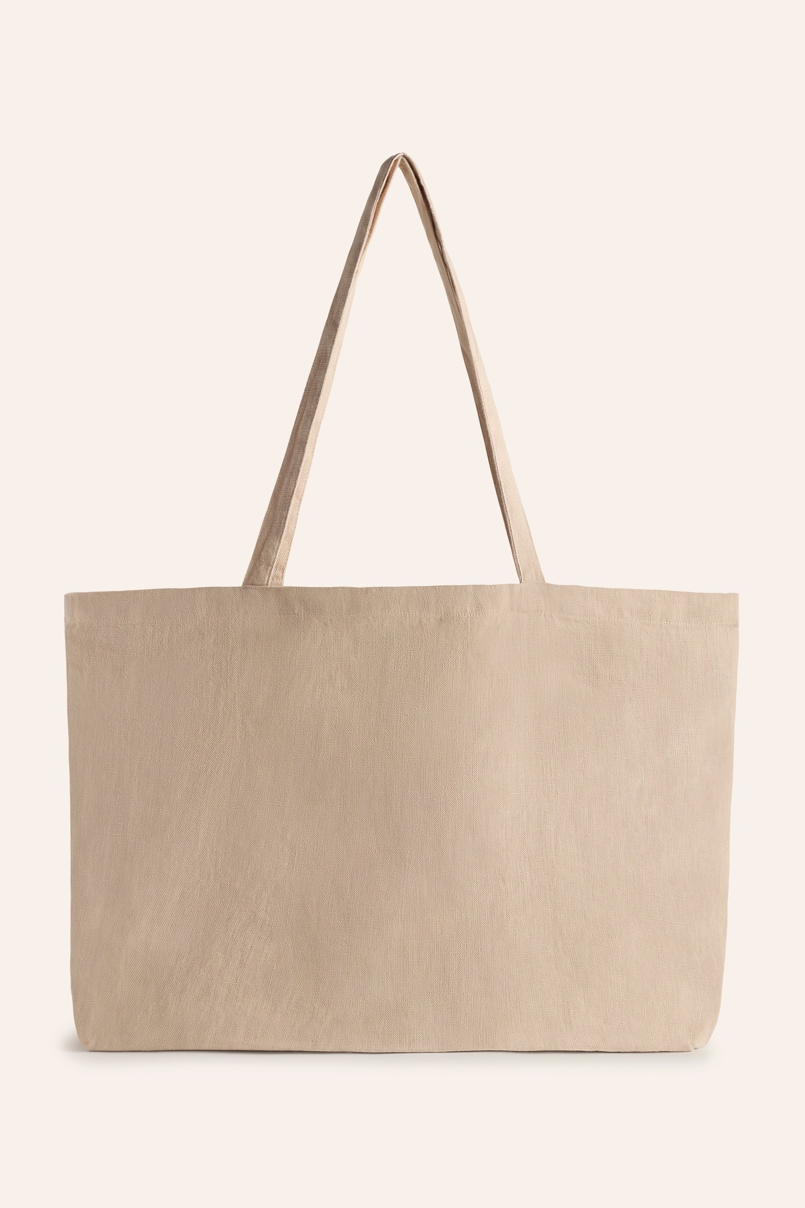 Bolso shopper de lino natural Lino - Image 5