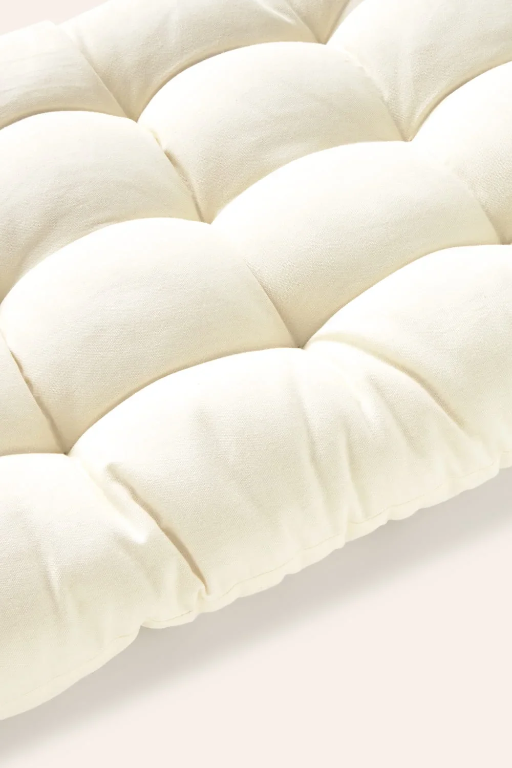 Cabecero acolchado de algodón crudo Gavema - Image 5