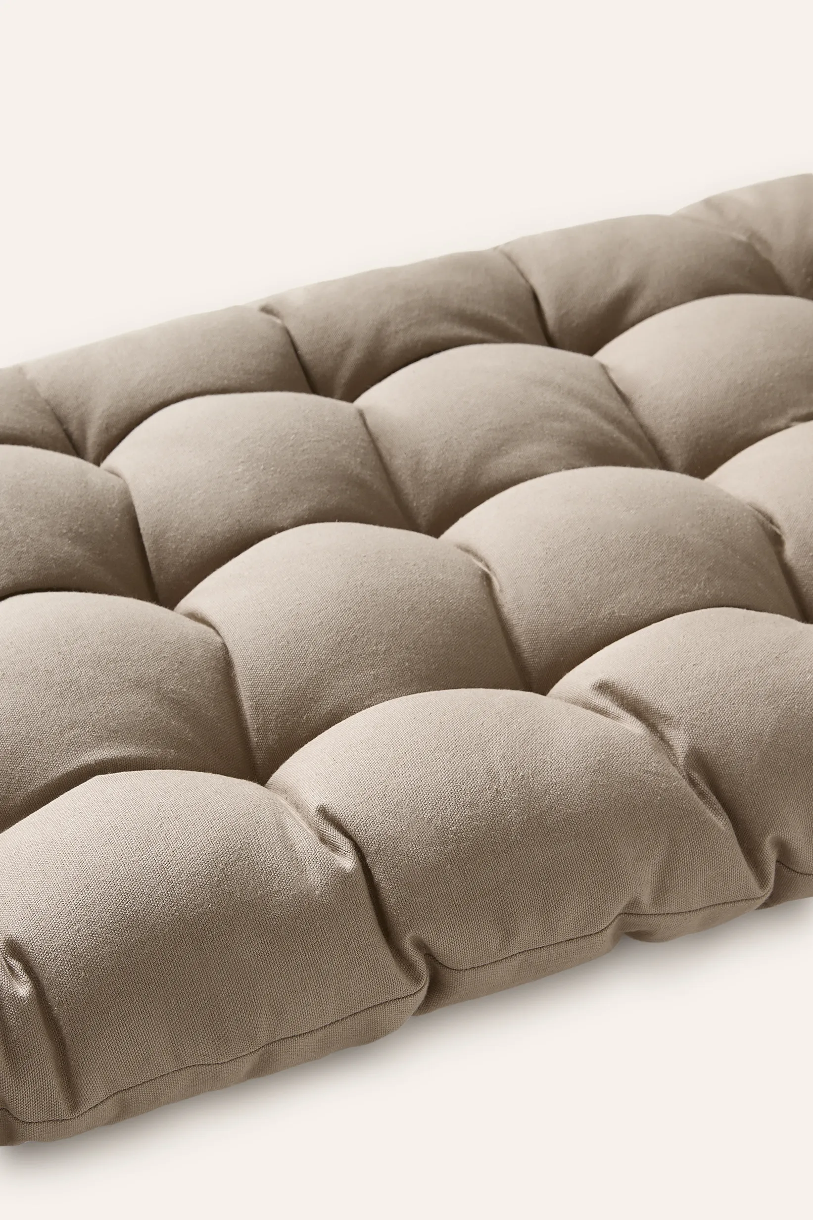 Cabecero acolchado de algodón piedra Gavema - Image 5