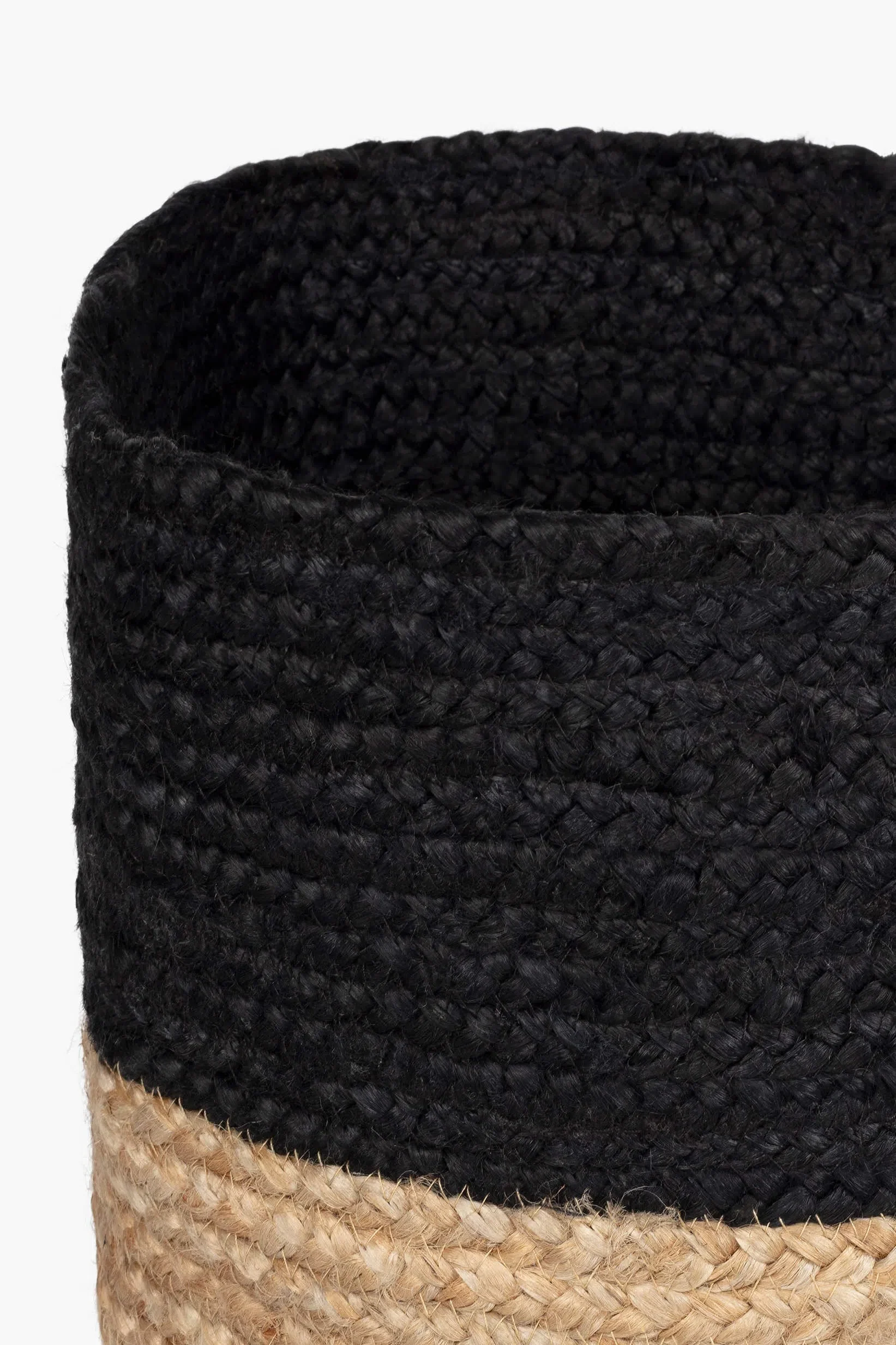 Cesto de yute negro Ural - Image 4