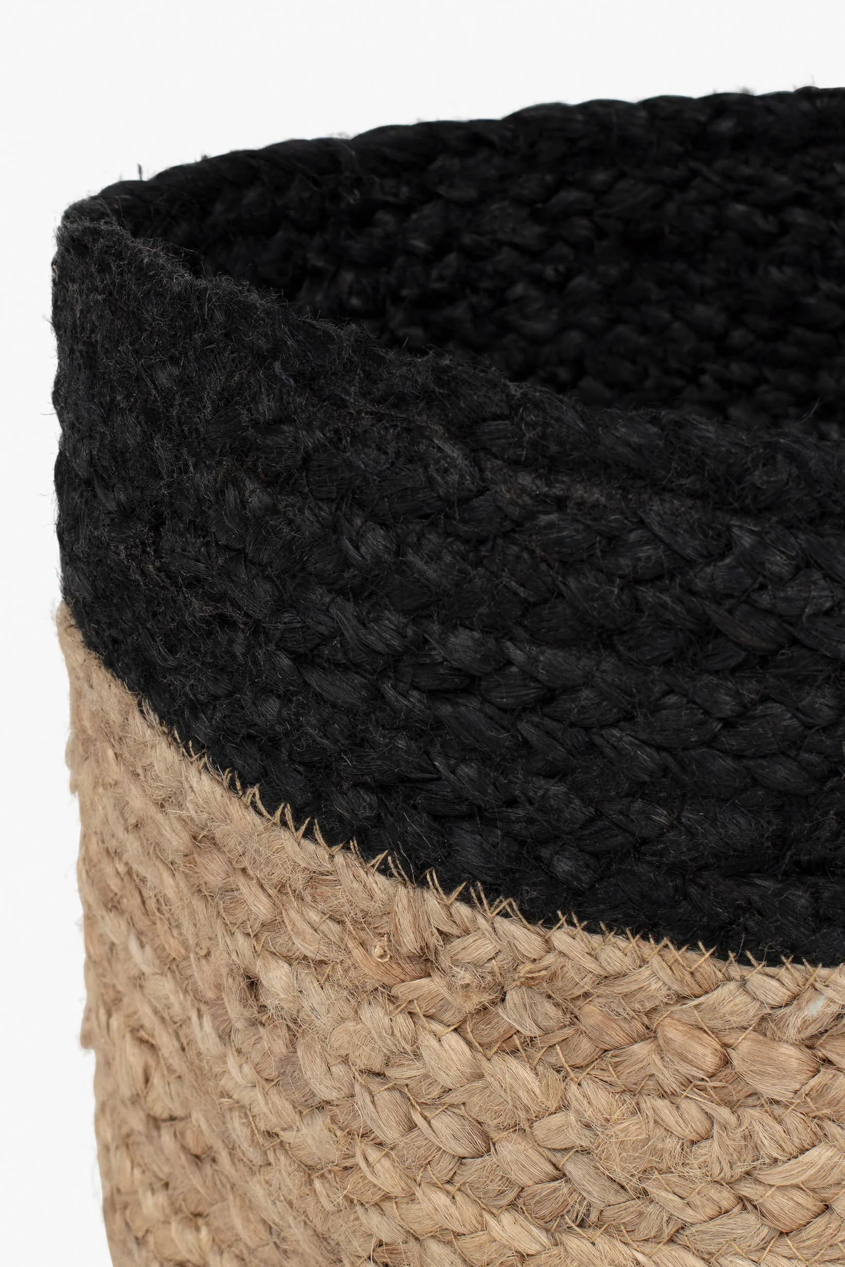 Cesto de yute negro Ural - Image 5