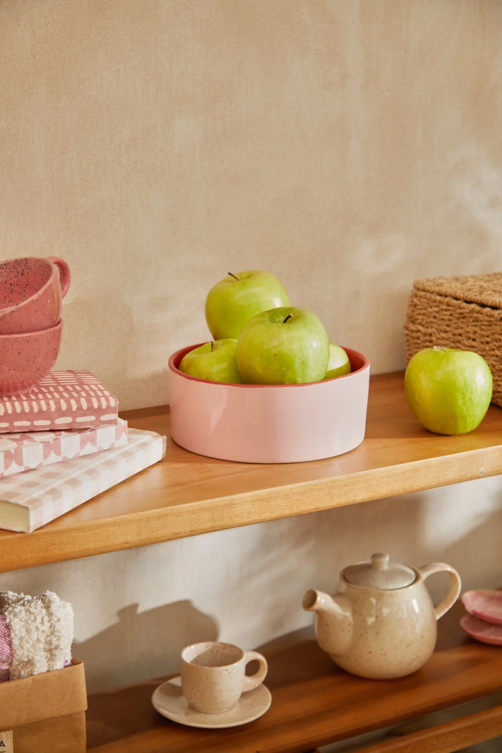 Cuenco de cerámica rosa Sasha - Image 3