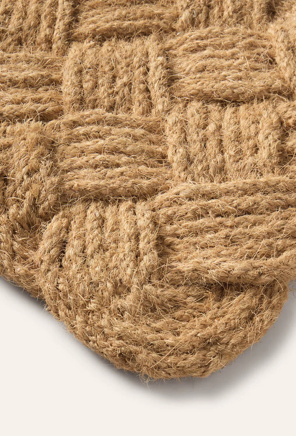 Felpudo efecto trenza de fibra de coco Marina - Image 3