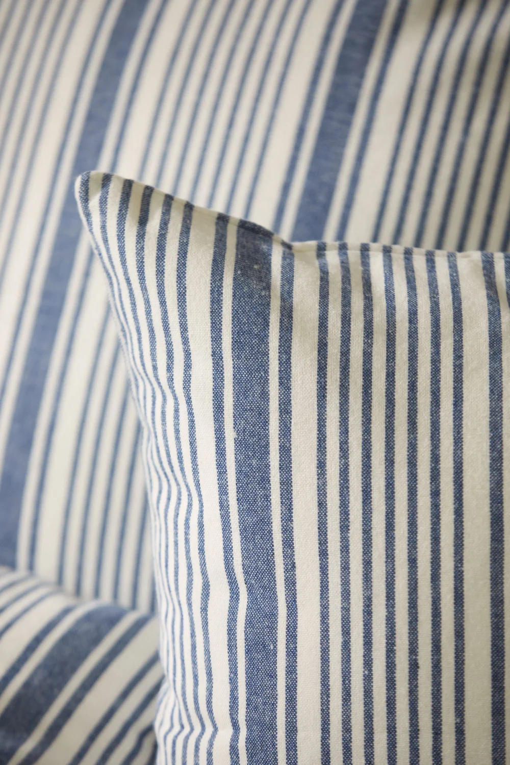 Funda de cojín a rayas azules Haiti - Image 7