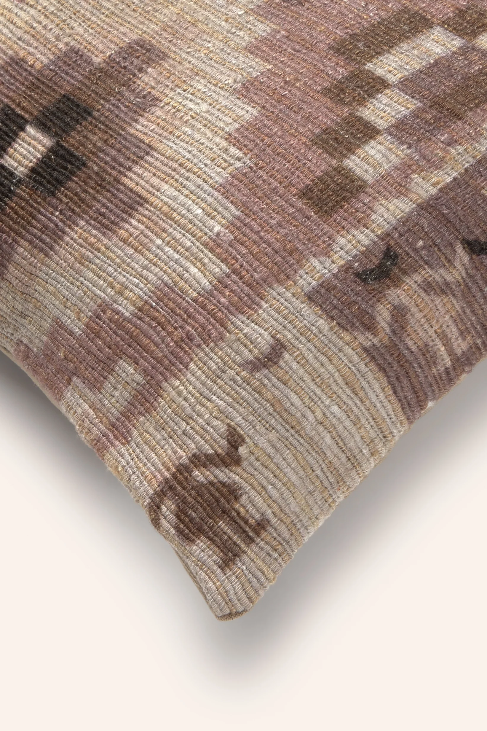 Funda de cojín cuadrada de algodón trenzado en tonos piedra Zulu - Image 7