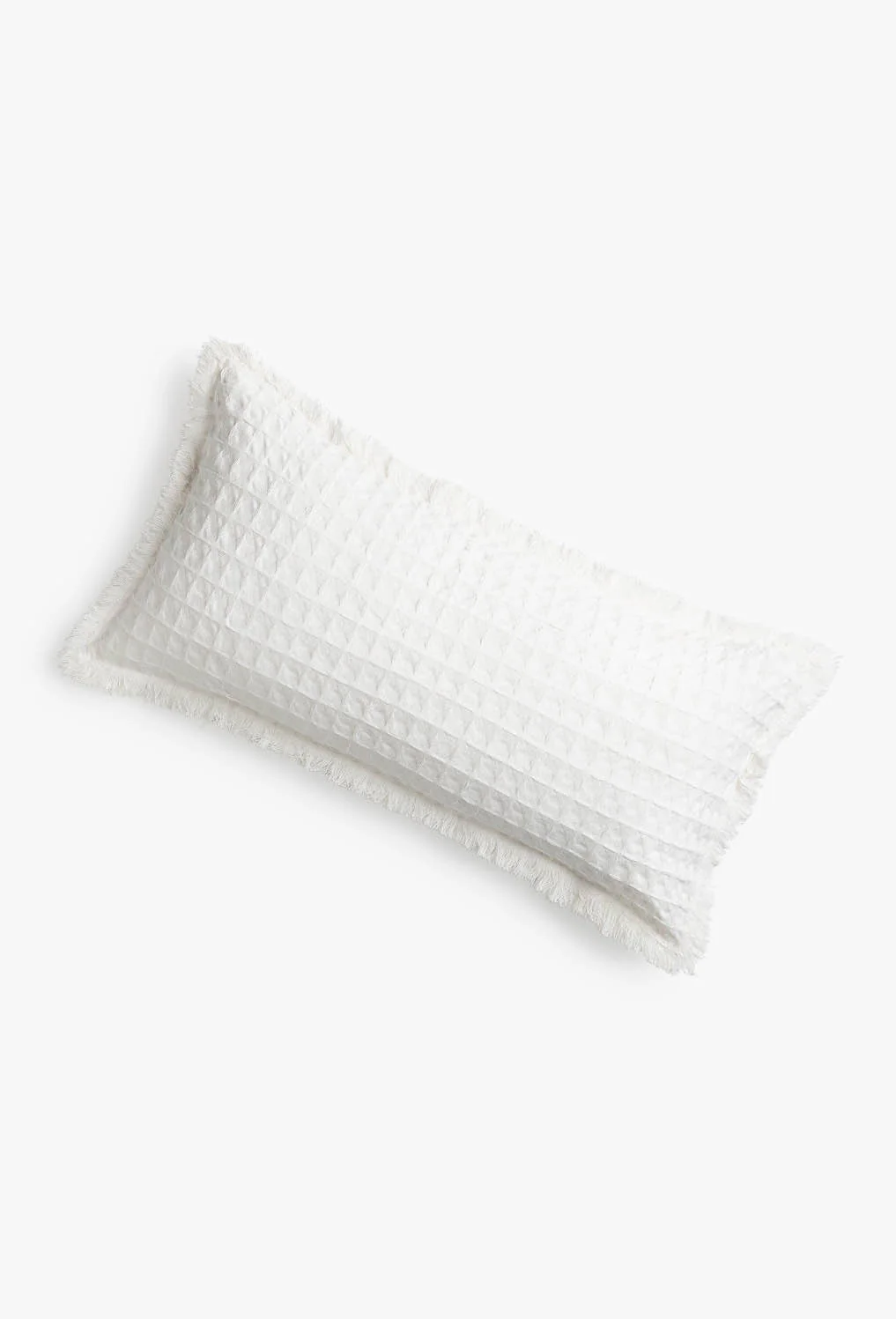 Funda de cojín nido de abeja blanco Panal - Image 5