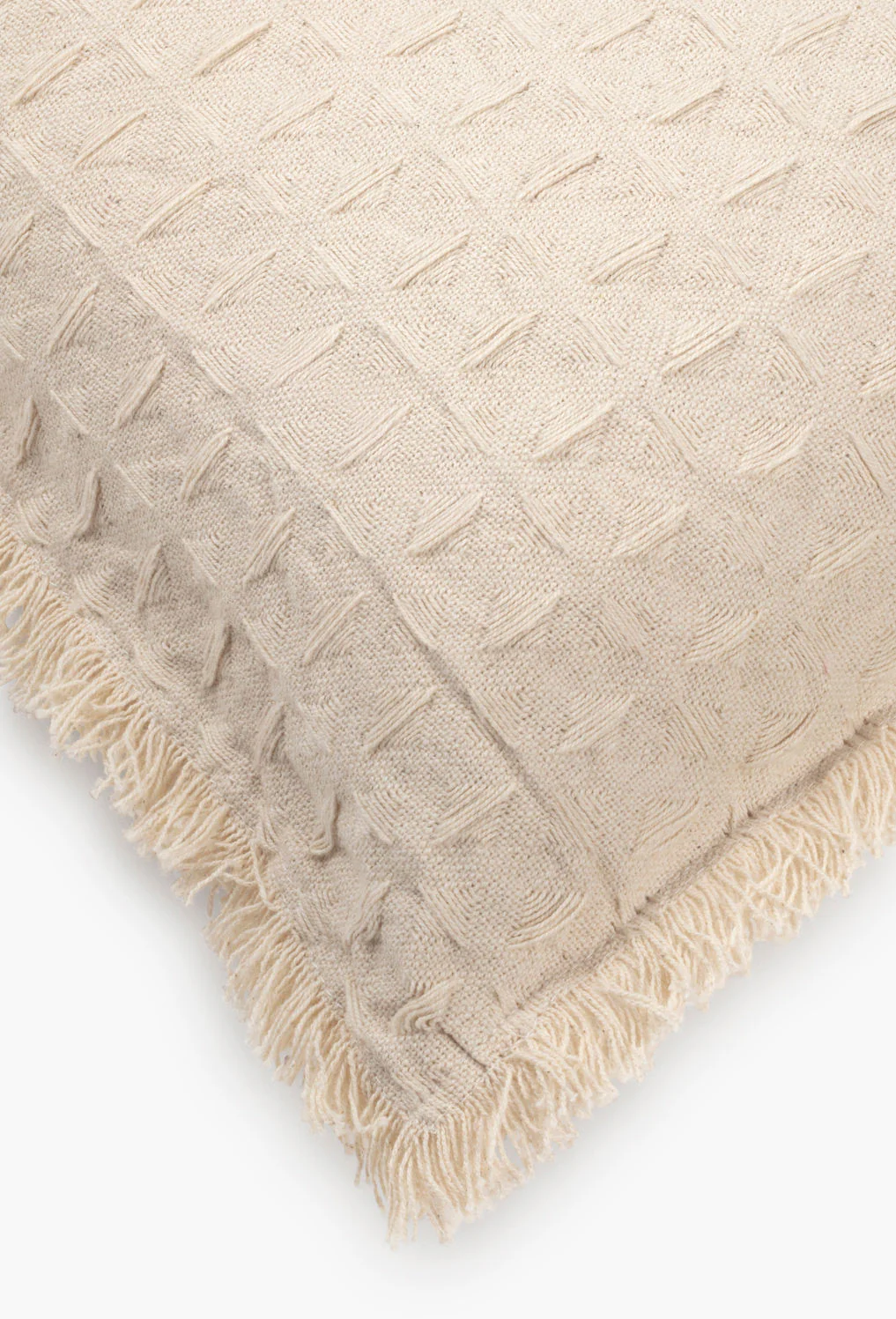 Funda de cojín nido de abeja crudo Panal - Image 10