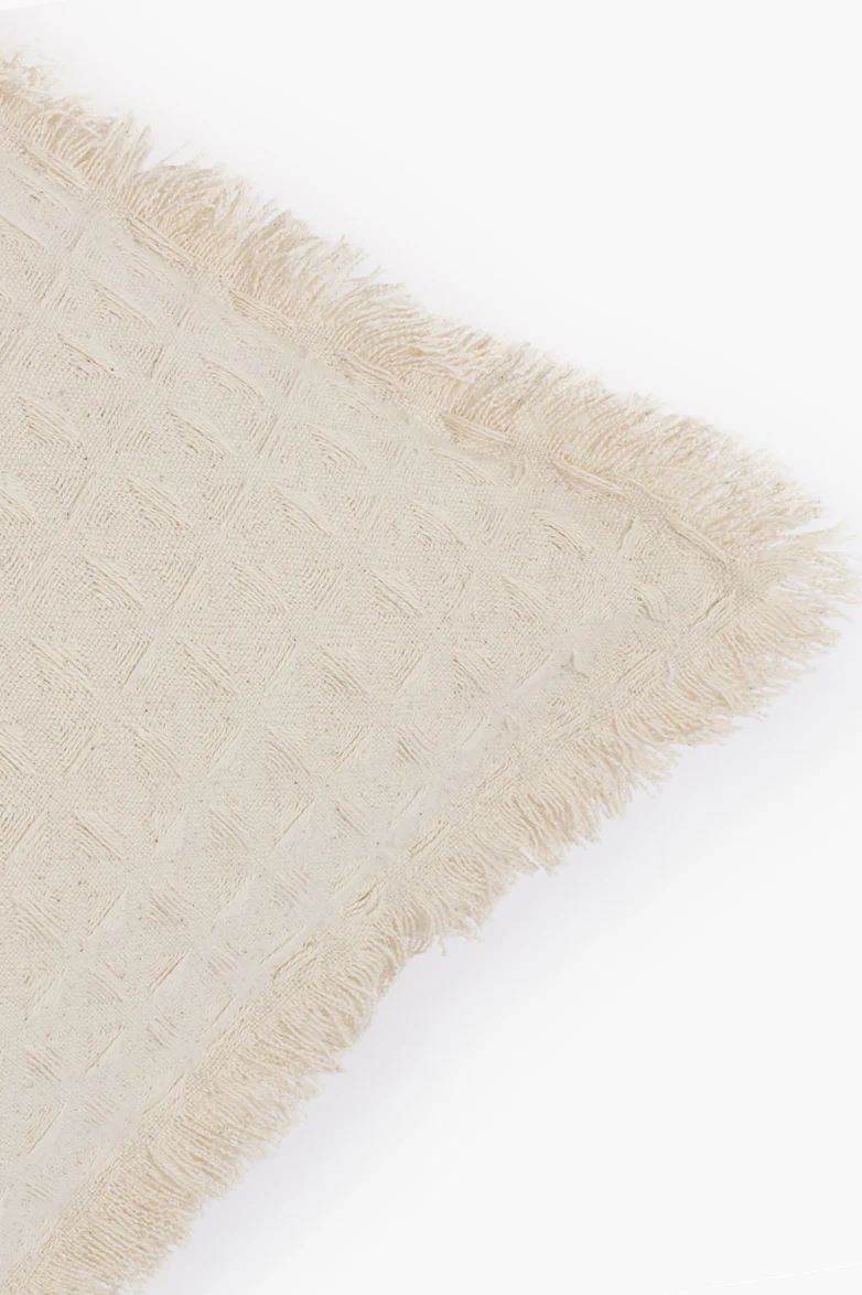 Funda de cojín nido de abeja crudo Panal - Image 5