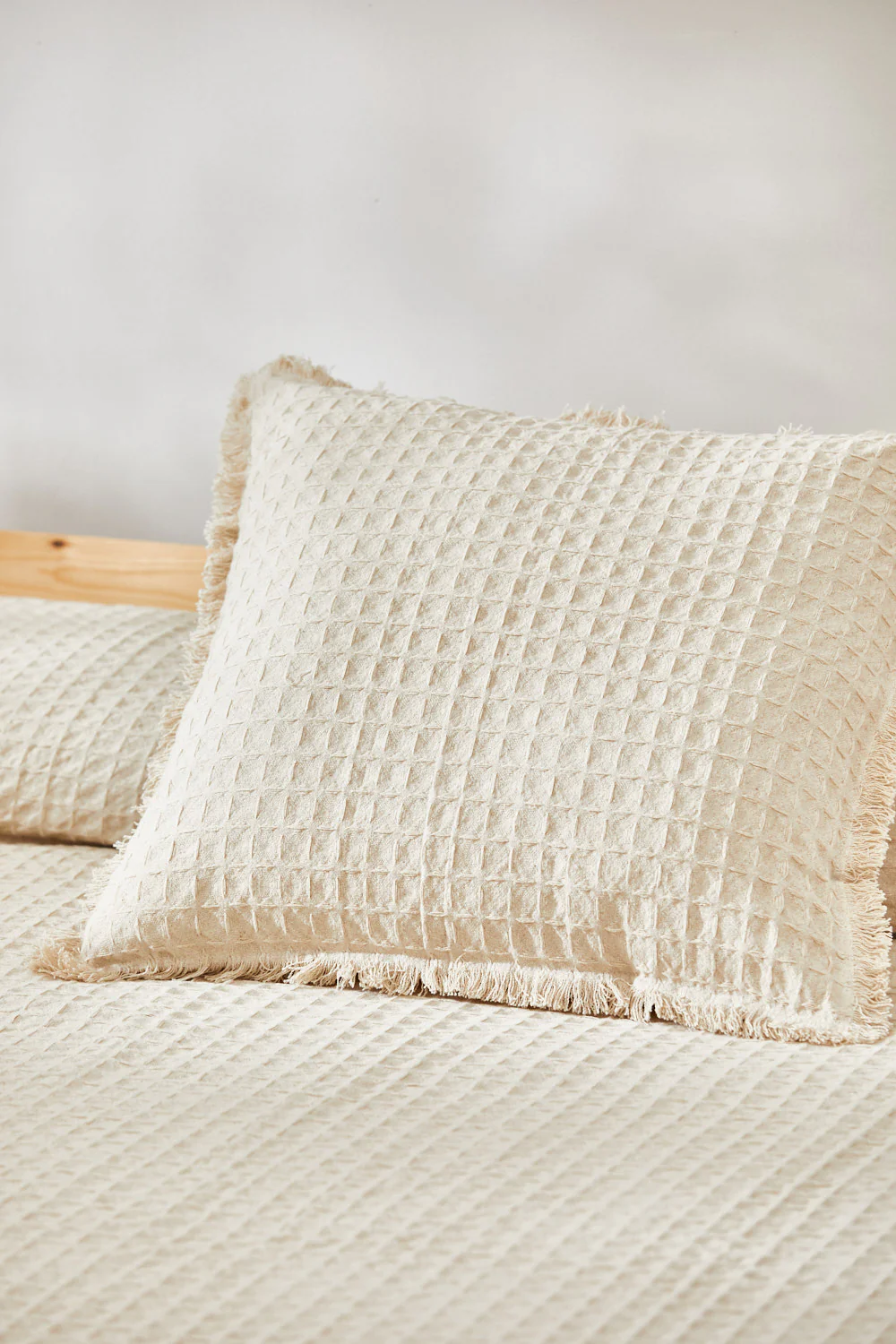 Funda de cojín nido de abeja crudo Panal - Image 8