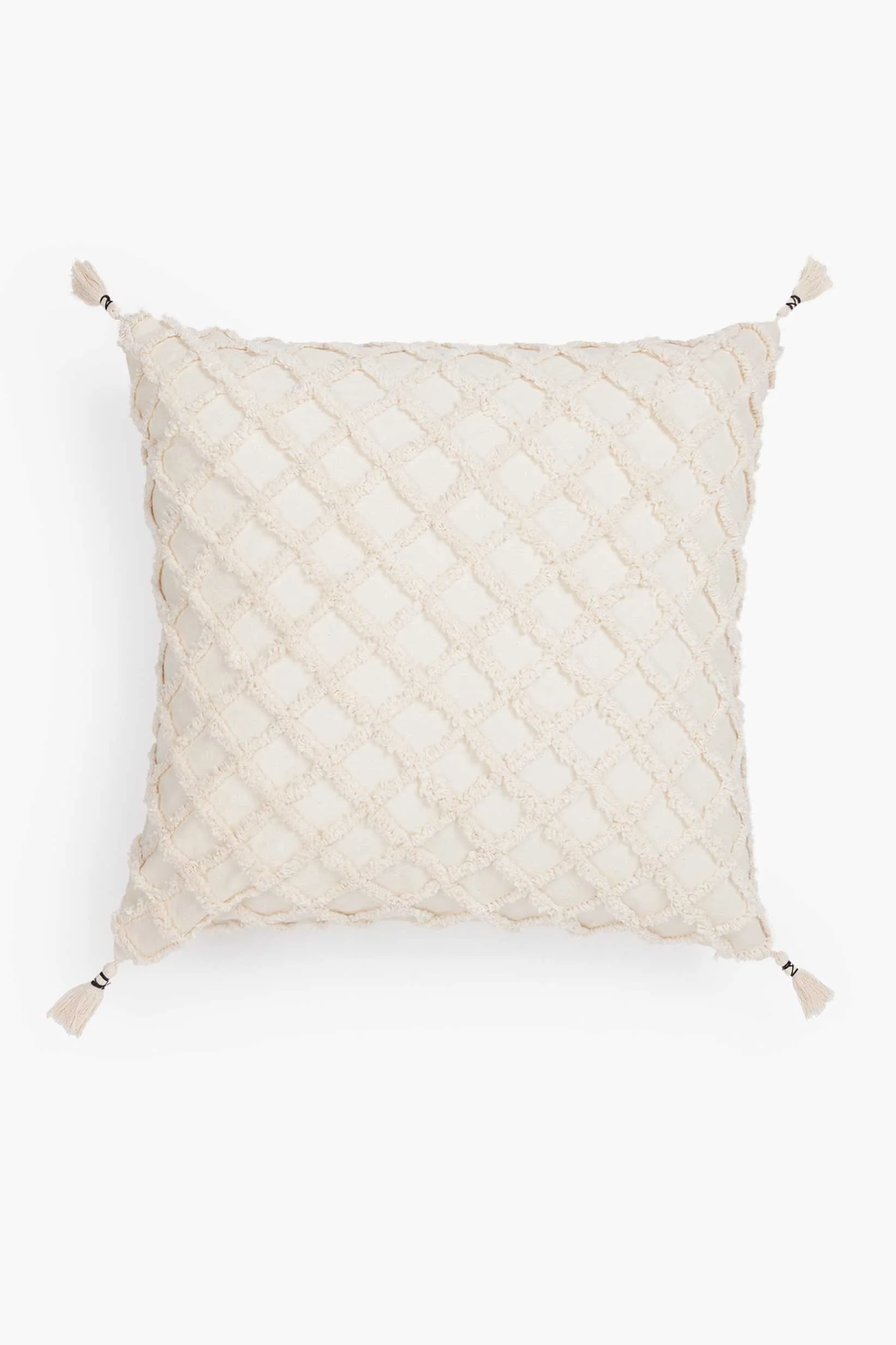 Funda de cojín con relieve de rombos crudo Royal - Image 12