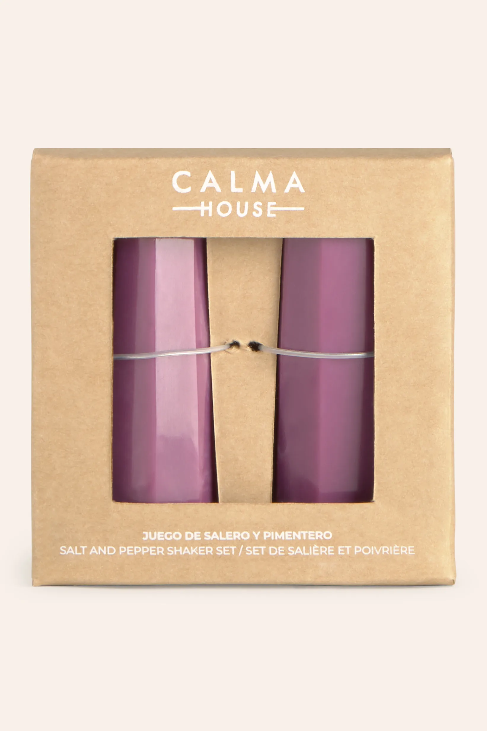 Juego de salero y pimienta lila Mango - Image 4