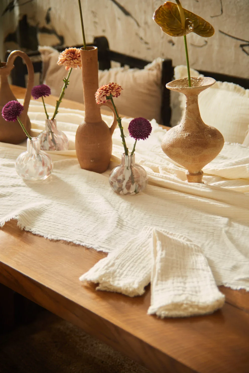 Mantel de algodón crudo Layer - Image 3