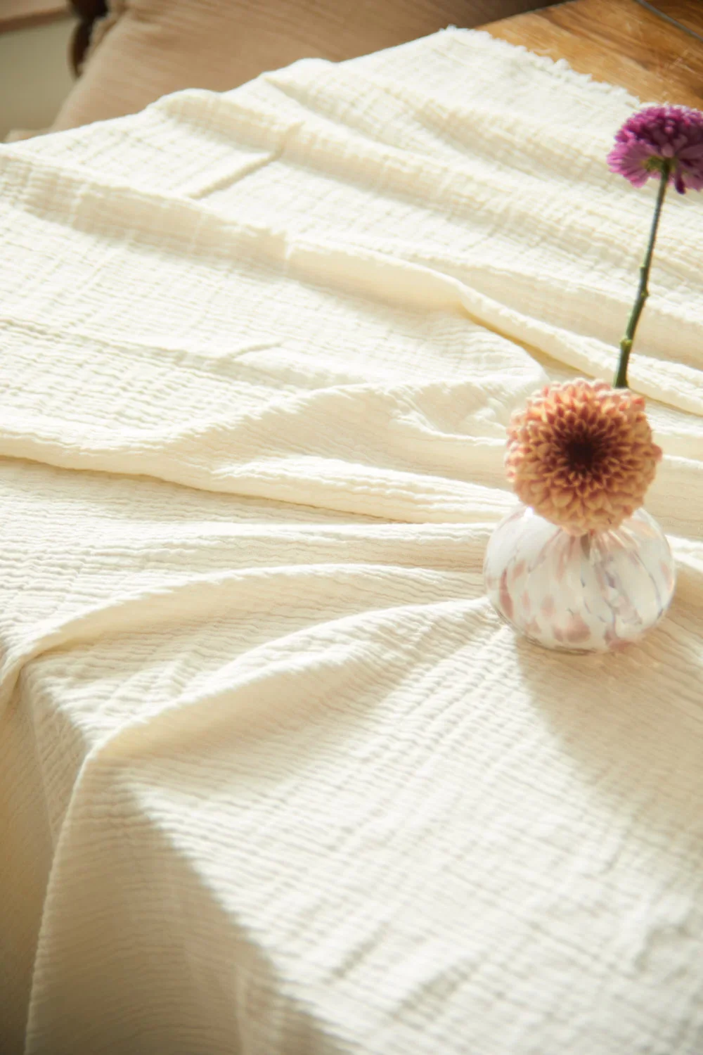 Mantel de algodón crudo Layer - Image 4