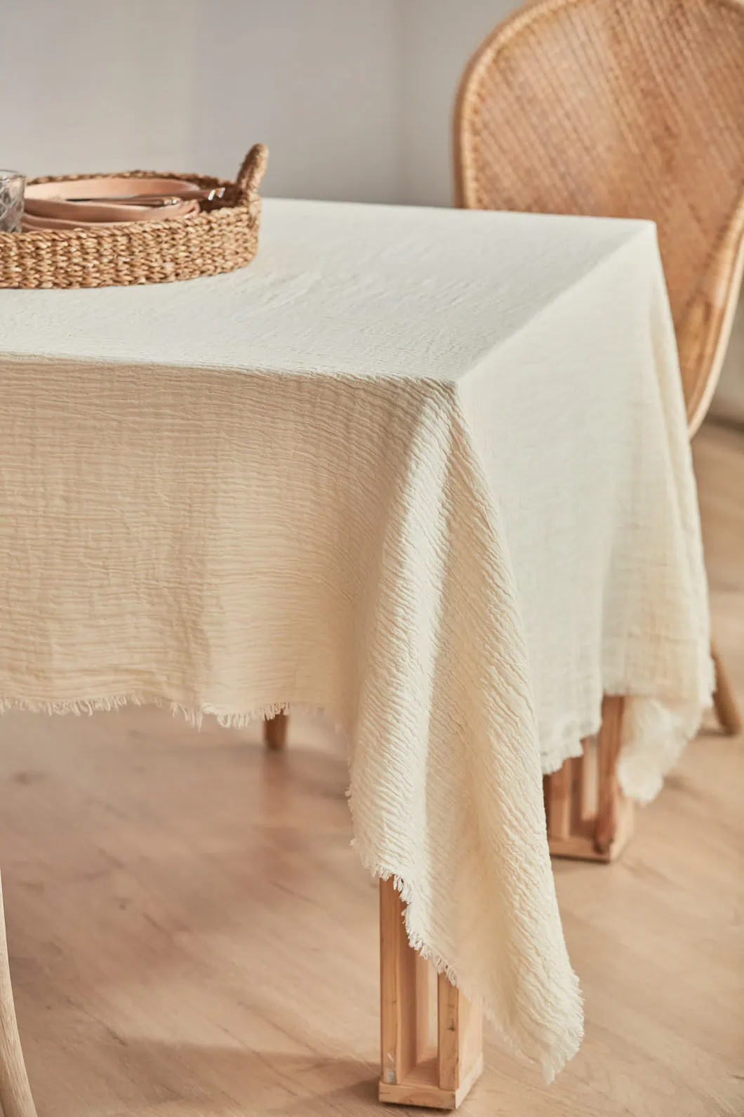 Mantel de algodón crudo Layer - Image 7