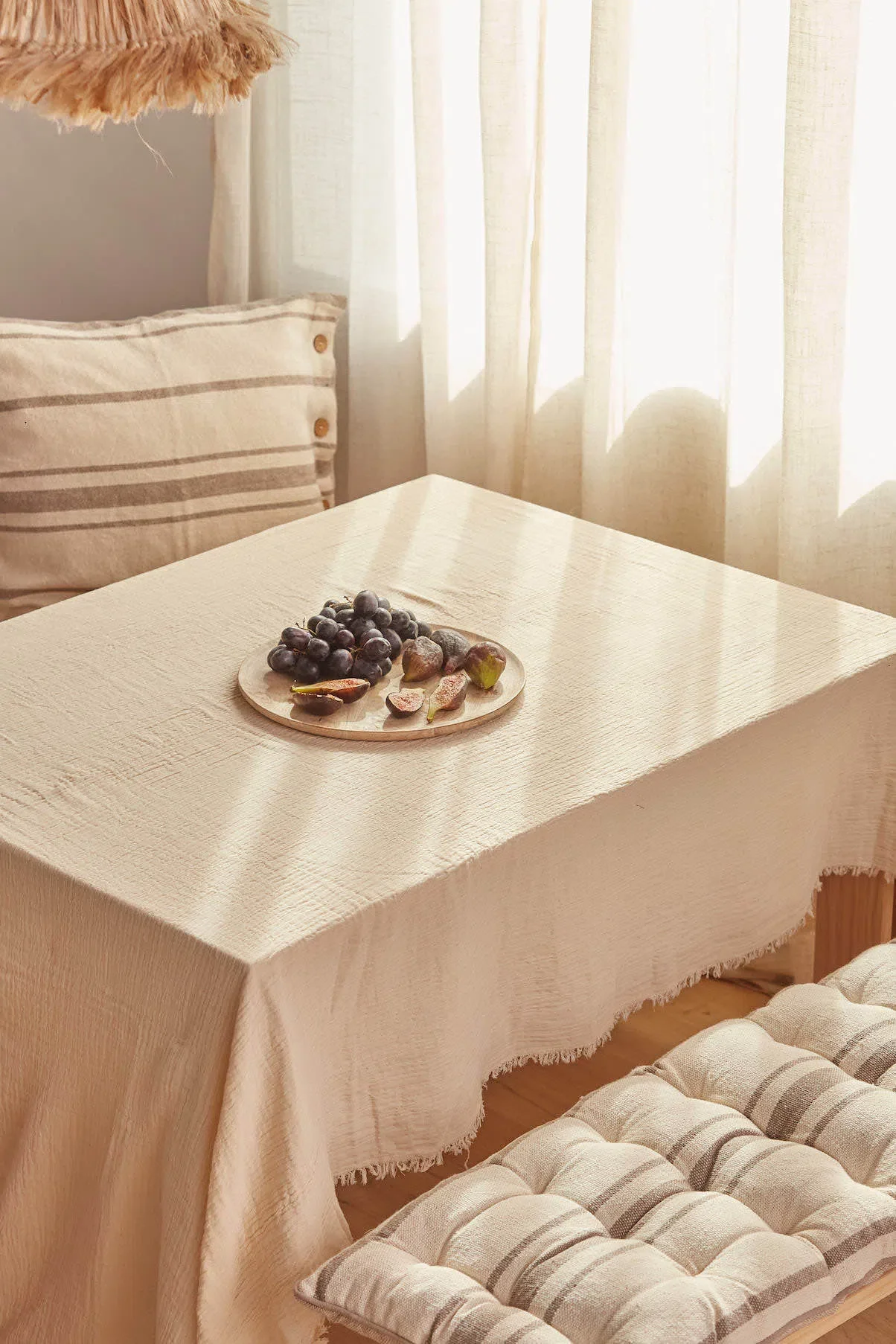 Mantel de algodón crudo Layer - Image 8