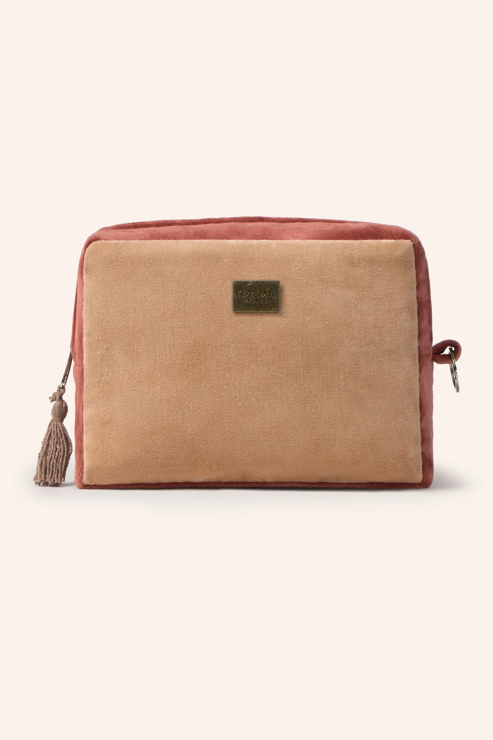 Neceser de terciopelo en tonos tierra Osaka - Image 8