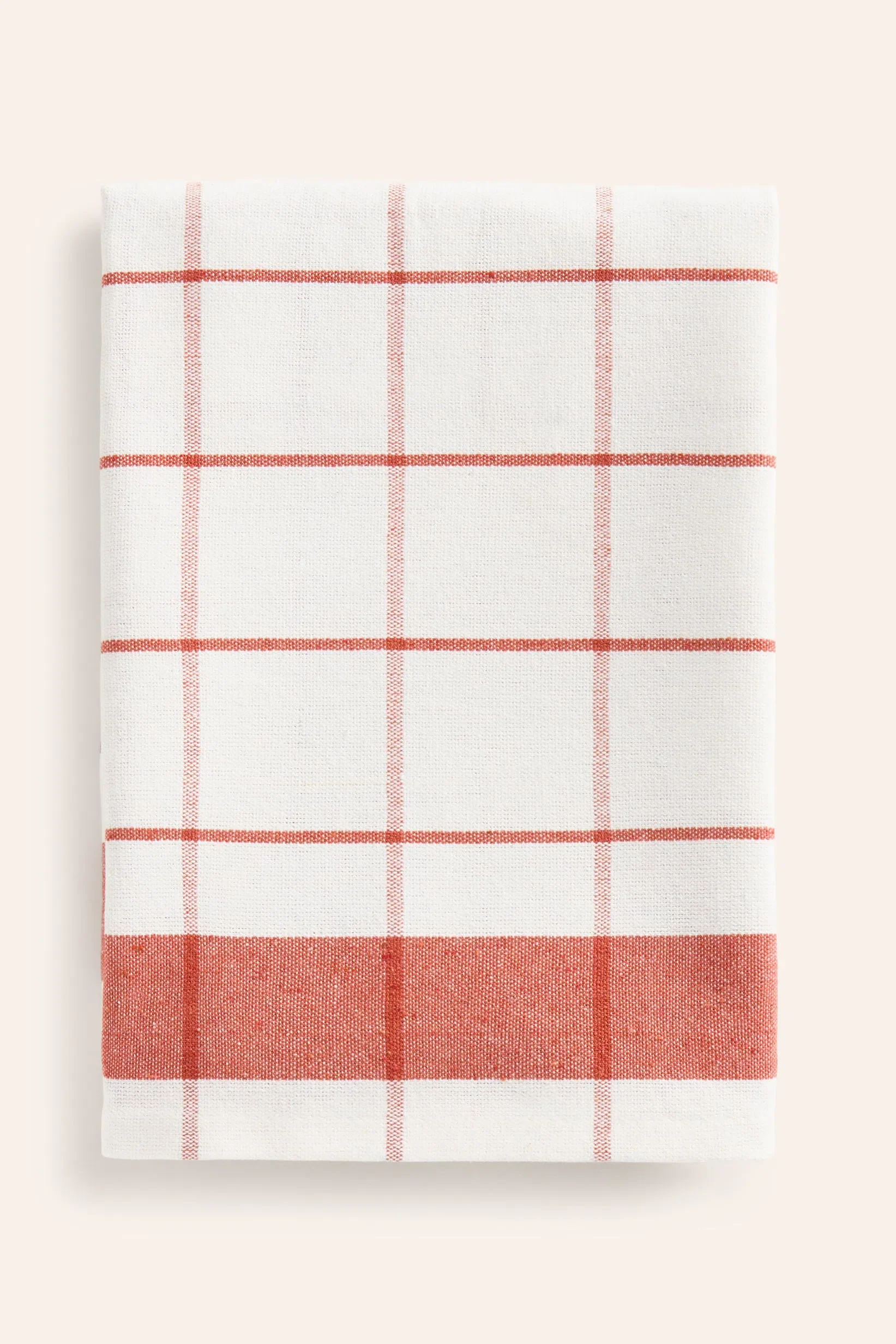 Set de 2 trapos de cocina a cuadros tierra Aveiro - Image 4