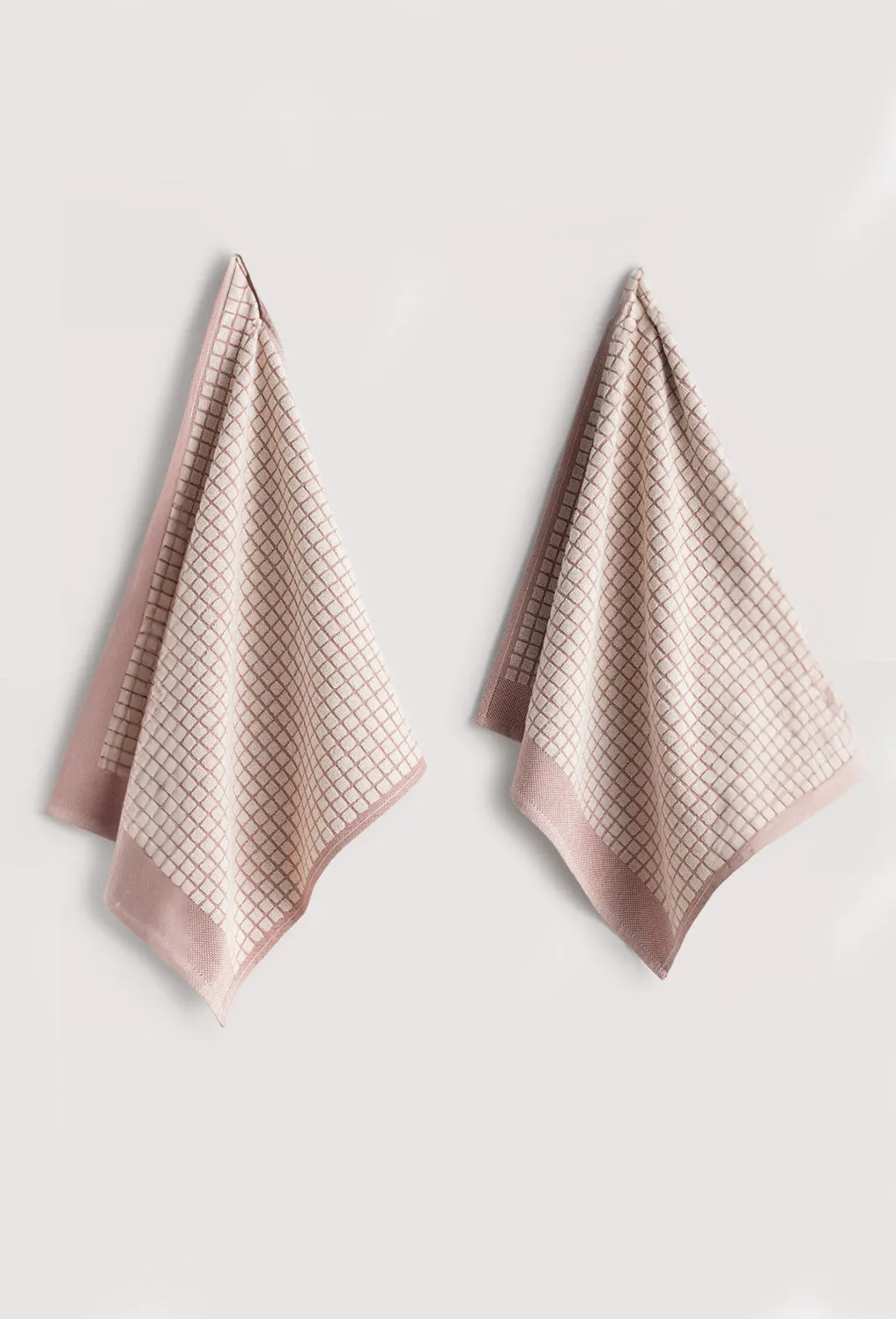 Set de 2 trapos de cocina de algodón tierra Oporto - Image 3