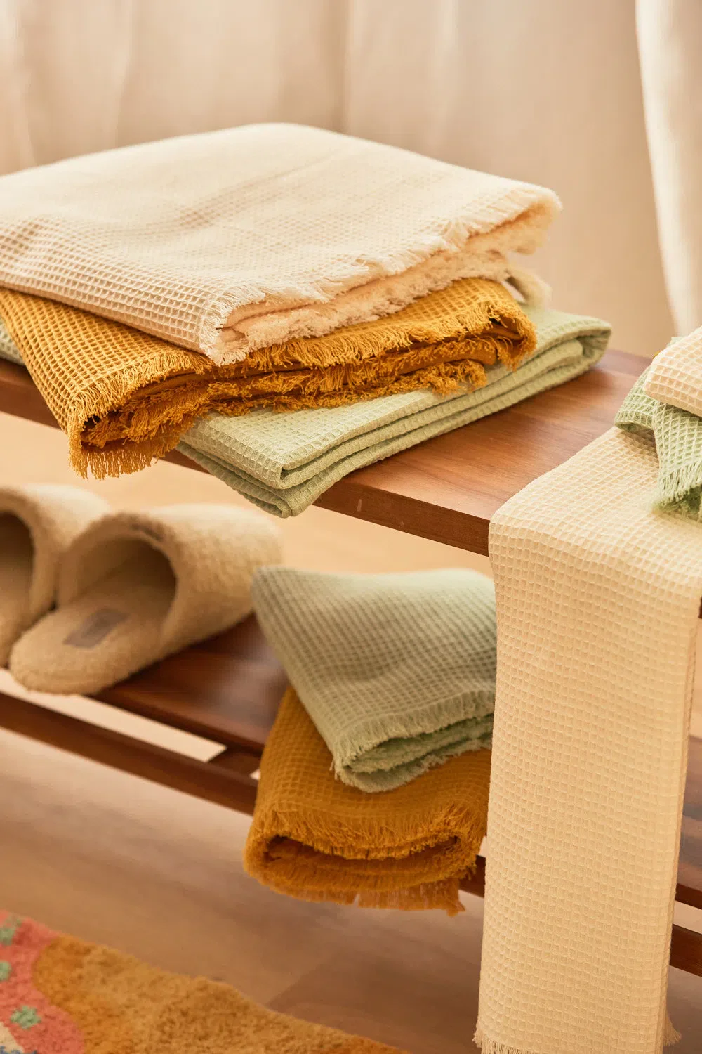 Toalla de baño mostaza Marte - Image 5